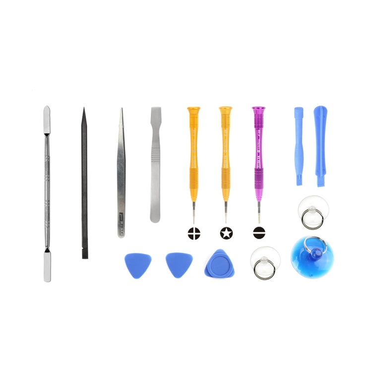 JF-8133 Kit di strumenti di riparazione per smontaggio dedicato 15 in 1 in metallo + plastica per iPhone, JF-8133 JF-8133 Kit di strumenti di riparazione per smontaggio dedicato 15 in 1 in metallo + plastica per iPhone, JF-8133